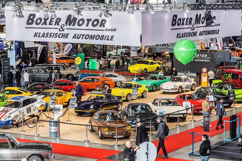 Retro Classics car show opens in Stuttgart. With over 90, 000 visitors and more than 900 exhibitors, the trade fair for driving culture is the central meeting point for the classic car scene in southern Germany. Stuttgart, Baden-Württemberg, Germany, Europe