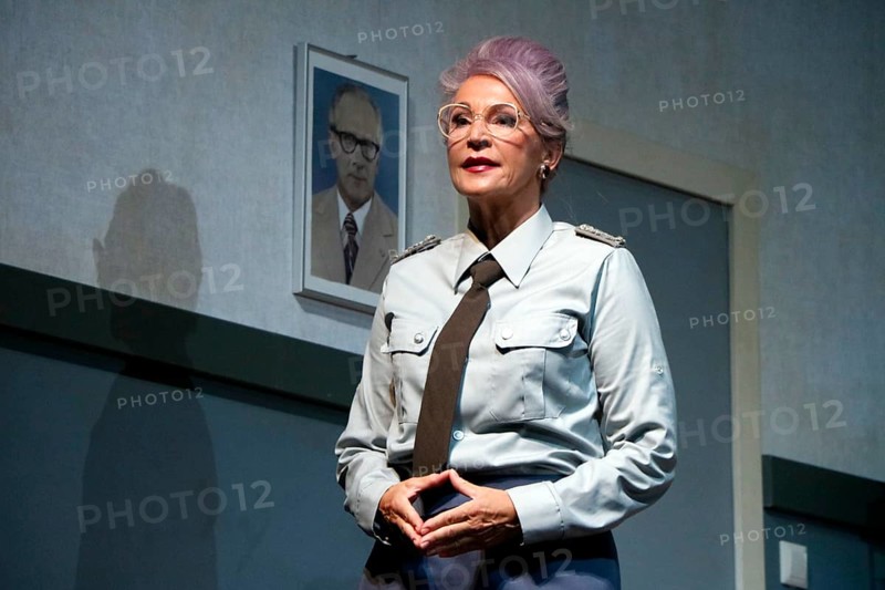 Caroline Beil at the photo rehearsal for Stasi, stress and stumbling blocks at the Schlossparktheater Berlin on 4 September 2024