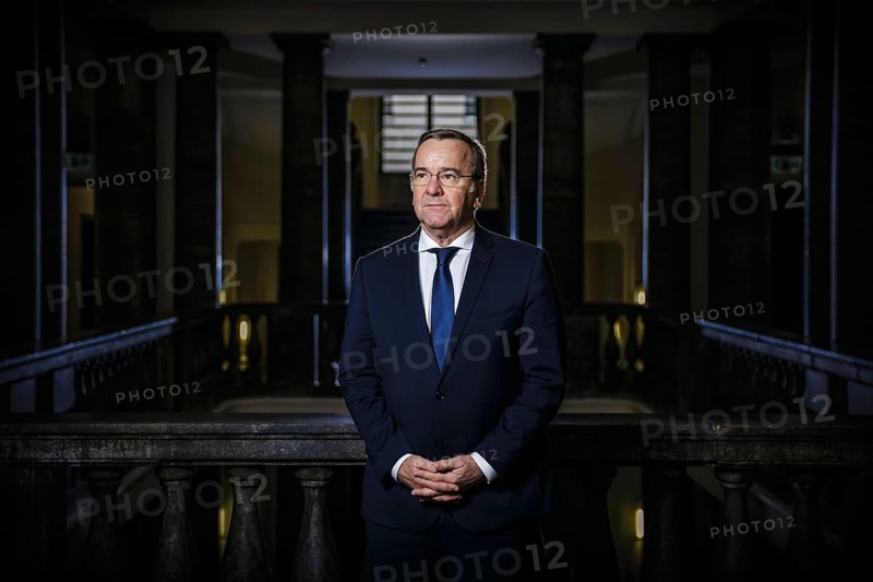 Boris Pistorius (SPD), Federal Minister of Defence, poses for a photo at the Ministry of Defence. Berlin, 13.02.2024