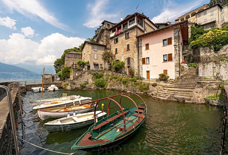 Corenno Plinio, Lake Como, Lago di Como, Italy, Europe