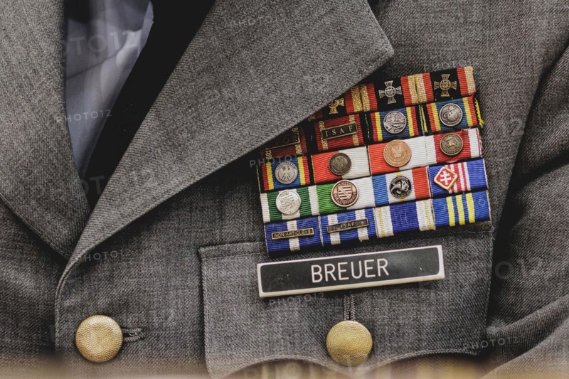 Ribbon buckles of General Carsten Breuer, Inspector General of the Bundeswehr, taken in Berlin, 22 April 2024