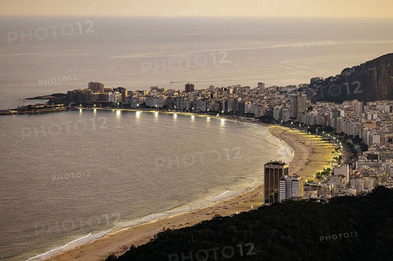 View from Sugarloaf Mountain to Copacabana in Rio de Janeiro. 21.07.2024. Photographed on behalf of the Federal Ministry for Economic Cooperation and Development