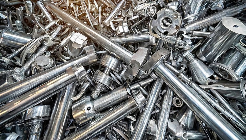 Metal, material, metal shavings, stainless steel scrap