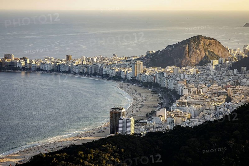 View from Sugarloaf Mountain to Copacabana in Rio de Janeiro. 21.07.2024. Photographed on behalf of the Federal Ministry for Economic Cooperation and Development