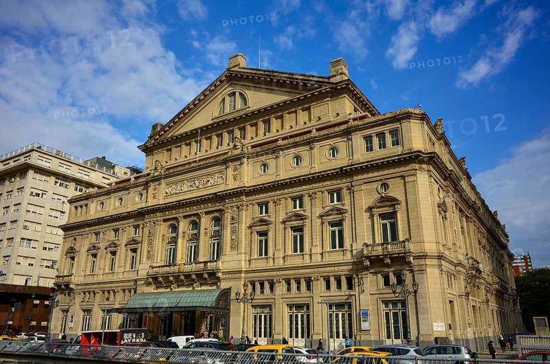 The Teatro Colon, the largest and most famous theatre in Buenos Aires, Argentina, South America