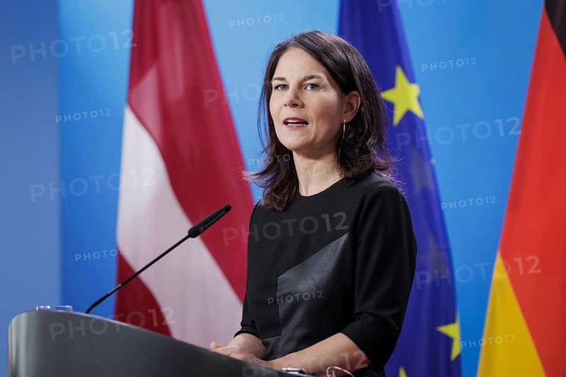 Annalena Bärbock (Alliance 90/The Greens), Federal Foreign Minister, at a press conference at the Federal Foreign Office in Berlin, 1 July 2024