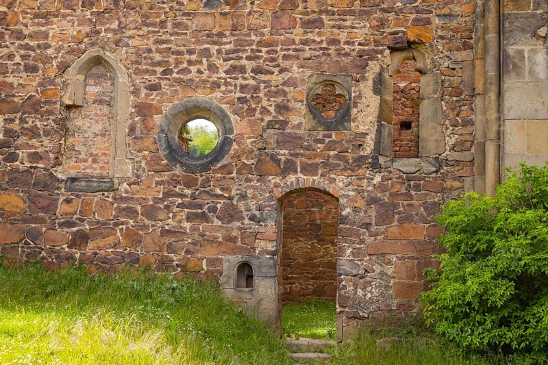 At the end of the 12th century, Dietrich the Afflicted, Margrave of Meissen, donated a convent in Meissen to the Benedictine nuns, which was consecrated to the Holy Cross. Its buildings were initially located between Burgberg and the Elbe on the site of a former moated castle. In 2004, the Hahnemann Centre undertook further renovation work on the buildings. Today it serves as a venue for events and has an extensive monastery garden, Meissen, Saxony, Germany, Europe