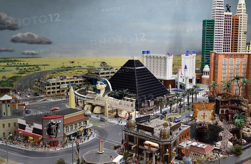 Las Vegas at Miniatur Wunderland Hamburg, Germany, Europe
