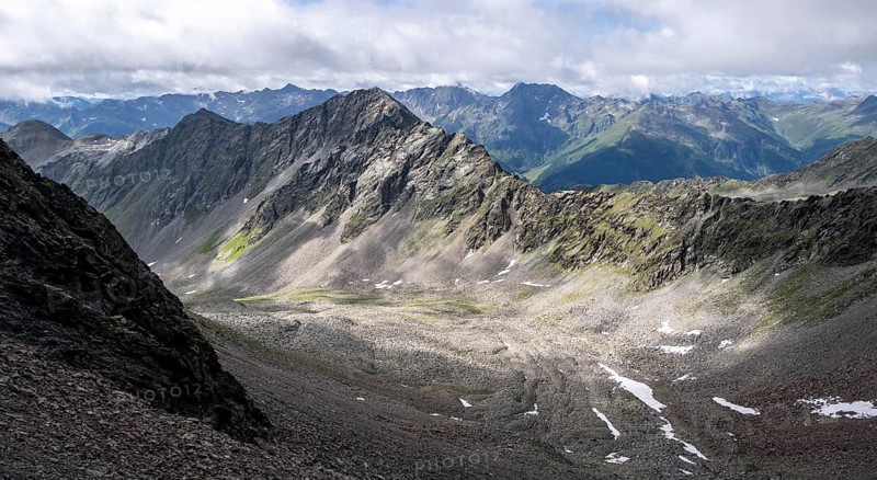 High mountains, Lasörling Group, Hohe Tauern, Austria, Europe