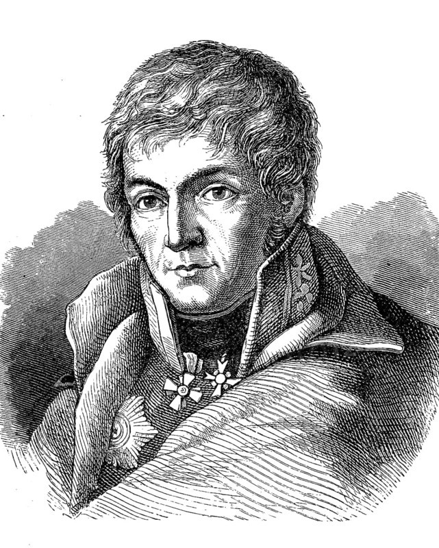 Gerhard Johann David Scharnhorst, from 1804 von Scharnhorst (12 November 1755, 28 June 1813) was a Prussian lieutenant general and army reformer, Historical, digital reproduction of an original from the 19th century
