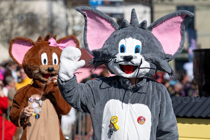 Carnival revellers Tom & Jerry