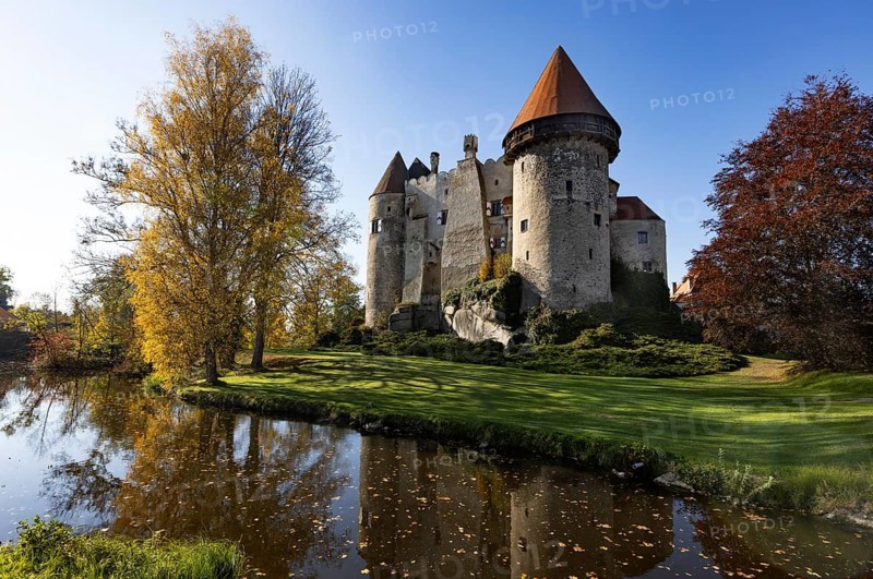 Heidenreichstein Castle, Heidenreichstein, autumn, Waldviertel, Lower Austria, Austria, Europe