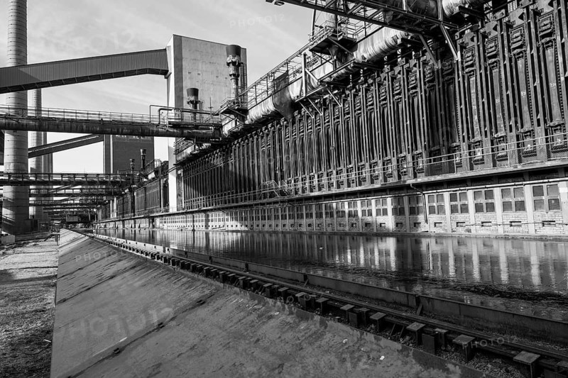 Coke ovens, Zollverein coking plant, UNESCO World Heritage Site, Essen, Ruhr area, North Rhine-Westphalia, Germany, Europe