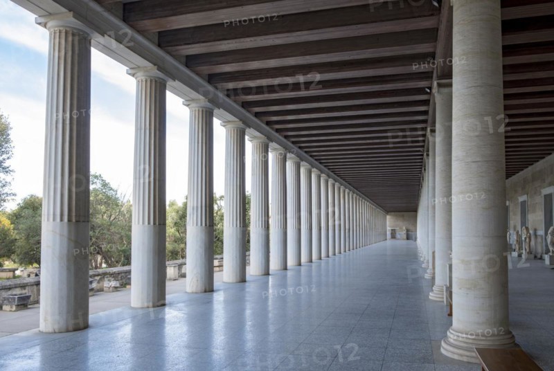 Stoa of Attalos, Ancient Agora of Athens, Greece, Europe
