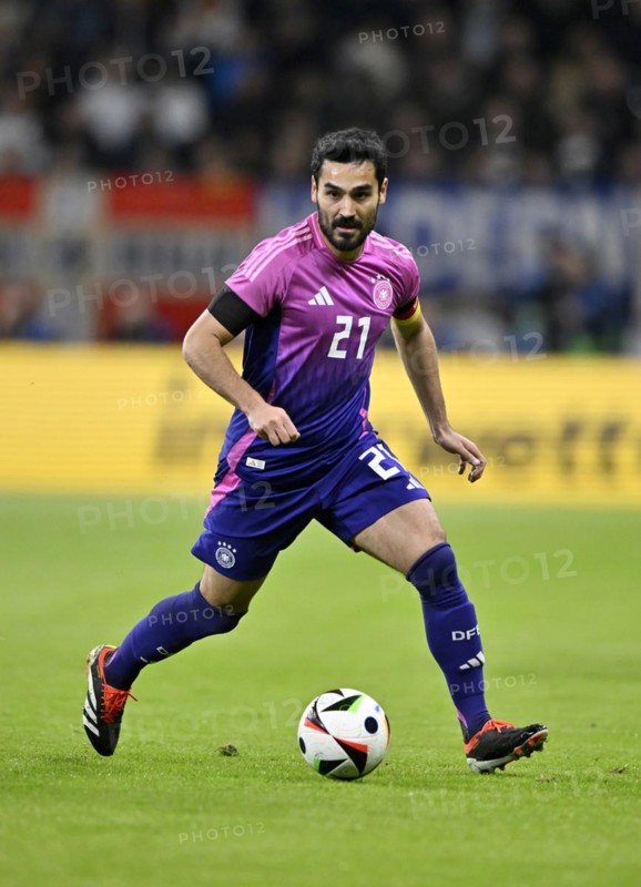 Ilkay Guendogan GER action on the ball, international match Germany GER vs Netherlands NED, Deutsche Bank Park, stadium, Frankfurt am Main, Hesse, Germany, Europe