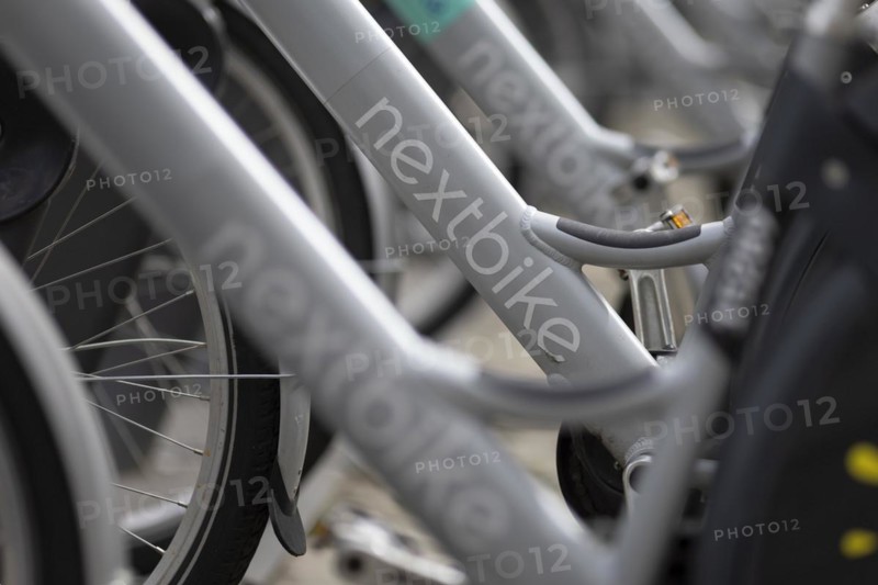 Bikesharing bicycles from the provider nextbike in Berlin, 08/04/2024