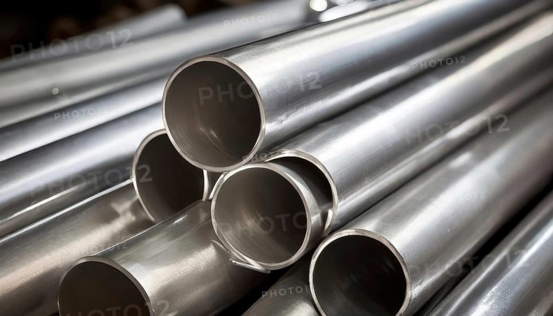 Metal, material, various tubes, made of stainless steel