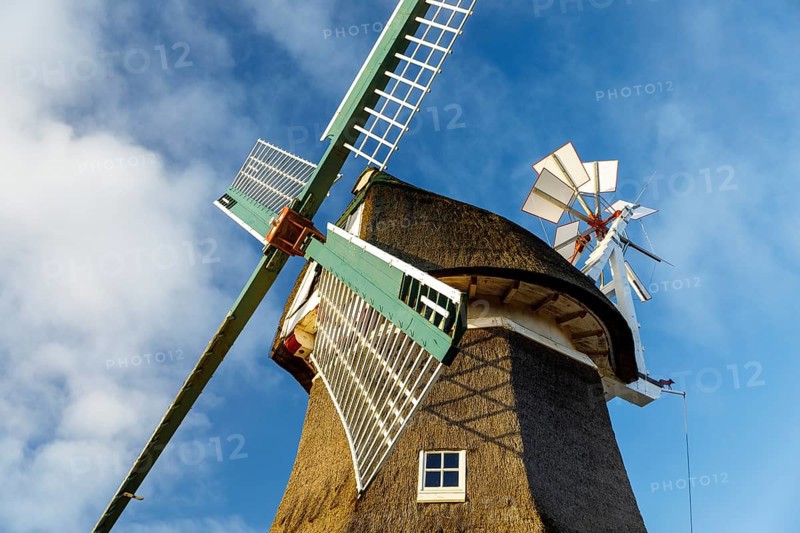 Dutch windmill Selden Rüst, Norderney, Lower Saxony, Germany, Europe