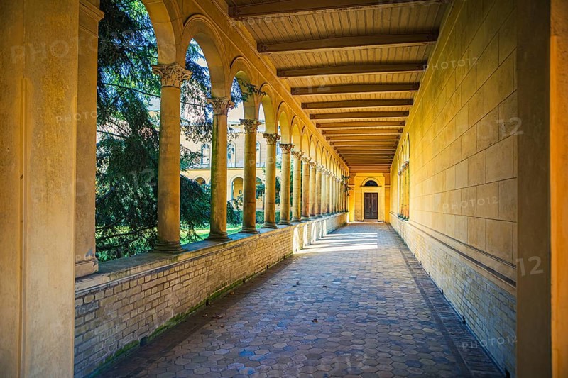 Church of Peace with Emperor Friedrich Mausoleum in Sanssouci Palace Park in Potsdam, Germany, Europe