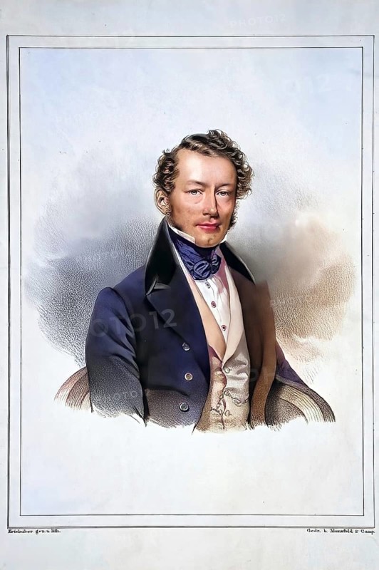 Philipp Freiherr von Skrbensky (1789-1876), President of the Upper Austrian Provincial Government, Historical, digitally restored reproduction from a 19th century original, Record date not stated