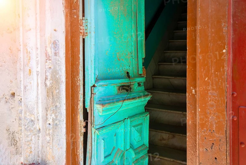 Scenic colorful Old Havana streets in historic city center (Havana Vieja) near Paseo El Prado and Capitolio