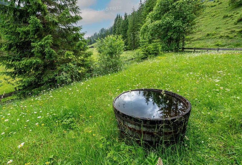 Landscape and nature around Bad Tölz, Bavaria, Germany, Europe