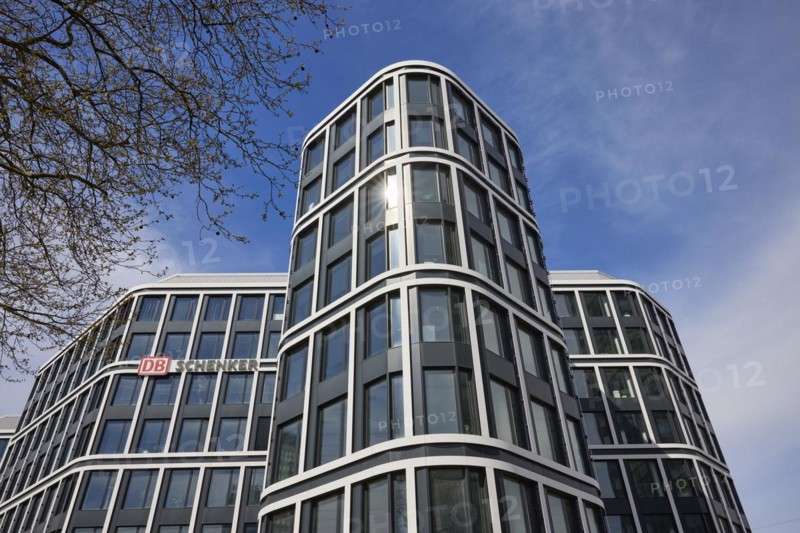 DB Schenker branch on Kruppstrasse in Essen, Ruhr district, independent city, North Rhine-Westphalia, Germany, Europe
