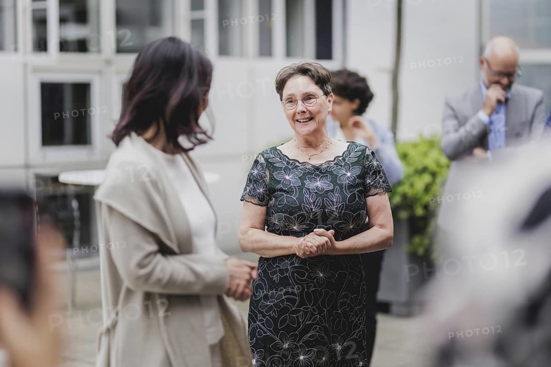 Exchange with representatives of the German, Danish and Frisian minorities during the Foreign Minister's trip to Germany in Flensburg, 25 July 2024. /