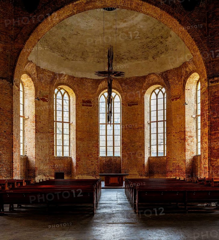 Interior view of the Parochial Church in the monastery quarter, Berlin, Germany, Europe