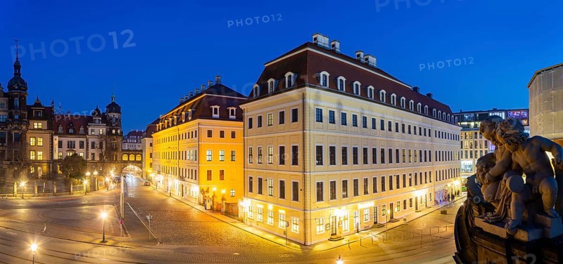 The Taschenbergpalais was built from 1705 as a baroque aristocratic palace in Dresden. After its partial destruction in 1945, it was reconstructed from 1992 as the luxury hotel Taschenbergpalais Kempinski Dresden and opened in 1995. After extensive renovation, the Hotel Taschenbergpalais Kempinski Dresden reopened in 2024, Dresden, Saxony, Germany, Europe