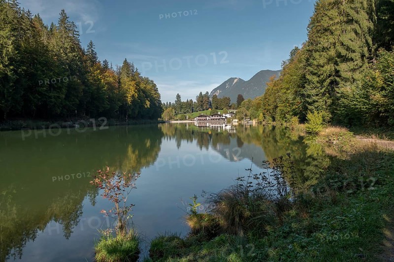 Gasthaus am Rießersee, Garmisch-Partenkirchen, Werdenfelser Land, Oberland, Bavaria, Germany, Europe