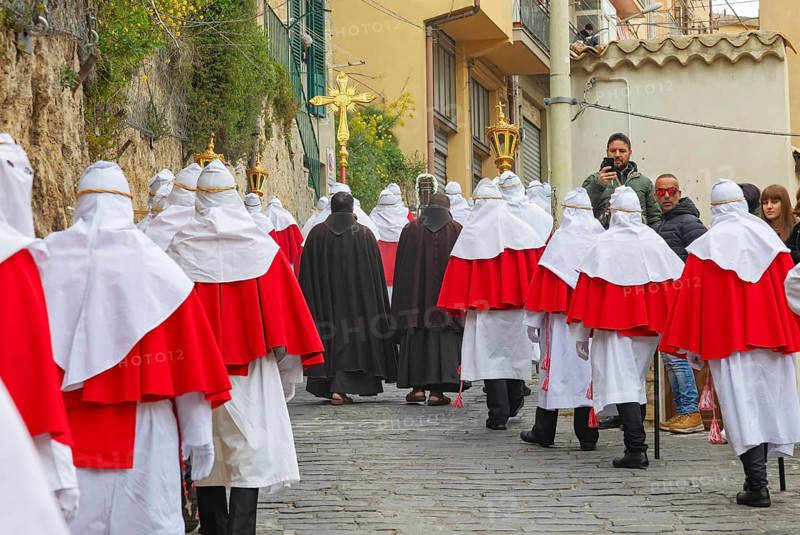 Good Friday procession, Enna, Siclly, Italy, Europe