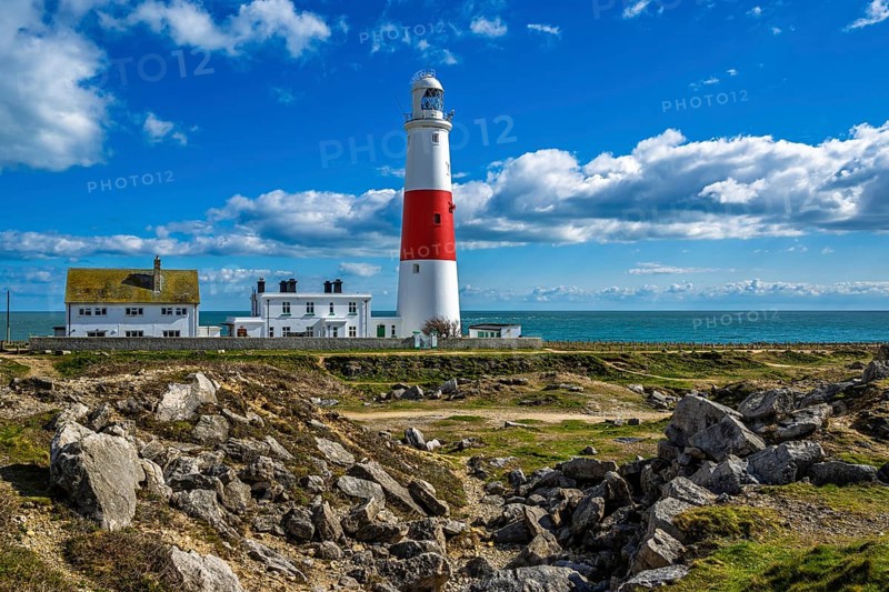 Portland Bill Lighthouse, Portland Bill, Isle of Portland, Dorset, England, United Kingdom, Europe