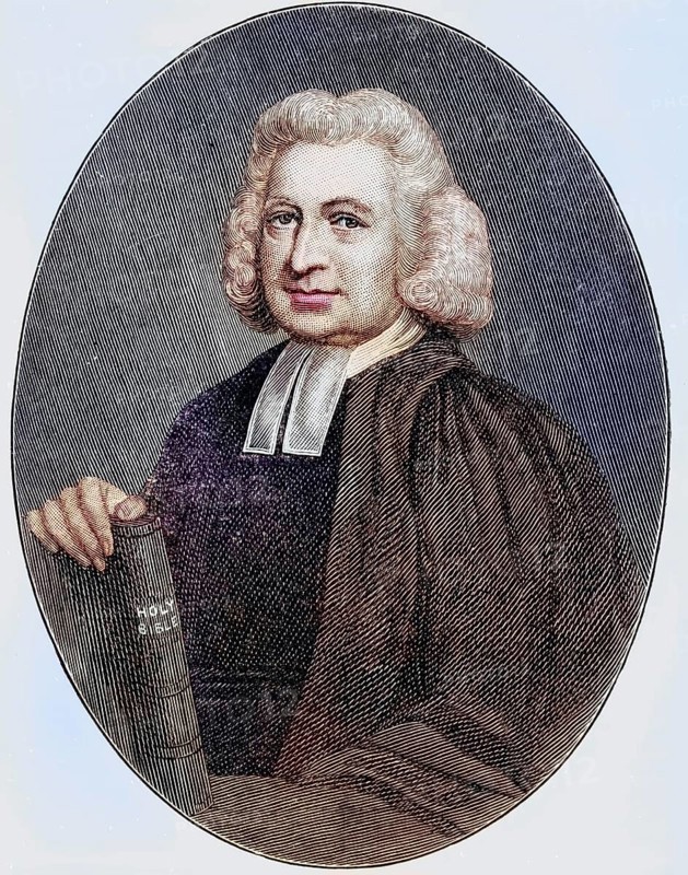 Charles Wesley, 1707-1788, English clergyman, poet and hymn writer, Historical, digitally restored reproduction from a 19th century original, Record date not stated