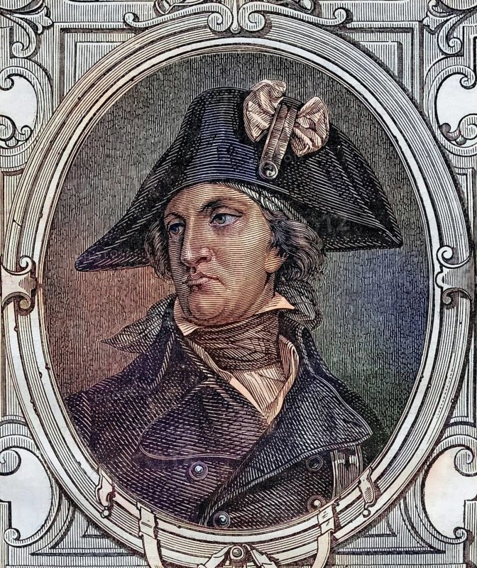 Jean-Nicolas Stofflet (born 3 February 1753 in Bathelemont-les-Bauzemont died 23 February 1796 in Angers) was one of the leaders of the Armee catholique et royale de Vendee during the uprising there against revolutionary France, Historical, digitally restored reproduction from a 19th century original, Record date not stated