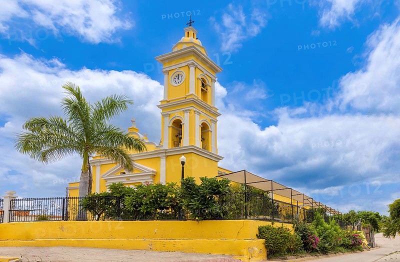 La Noria, San Antonio Church in colonial Magic Village near Mazatlan
