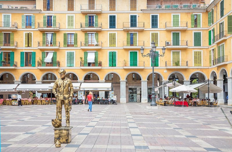 Major Square, Palma de Mallorca, Mallorca, Balearic Islands, Spain, Europe