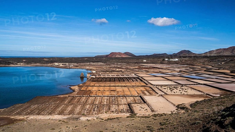 2016, Lanzarote, Salinas de Janubio, ESP, Spain, Canary Islands, Canary Islands, Atlantic Ocean, Lanzarote, biosphere reserve, volcano, volcanism, volcanic island, island, saltworks, salt, salt mining, recording date, Europe