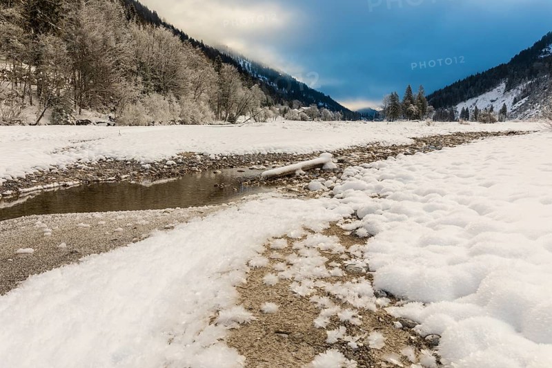 Rissbach creek in the Eng valley, Karwendel mountains, Austria, Europe