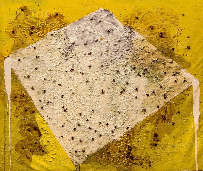 The Almonds, 1989, mixed media on canvas, exhibition Miquel Barcelo, Vida y Muerte, Museum Kueppersmuehle, Duisburg, Germany- Editorial use only