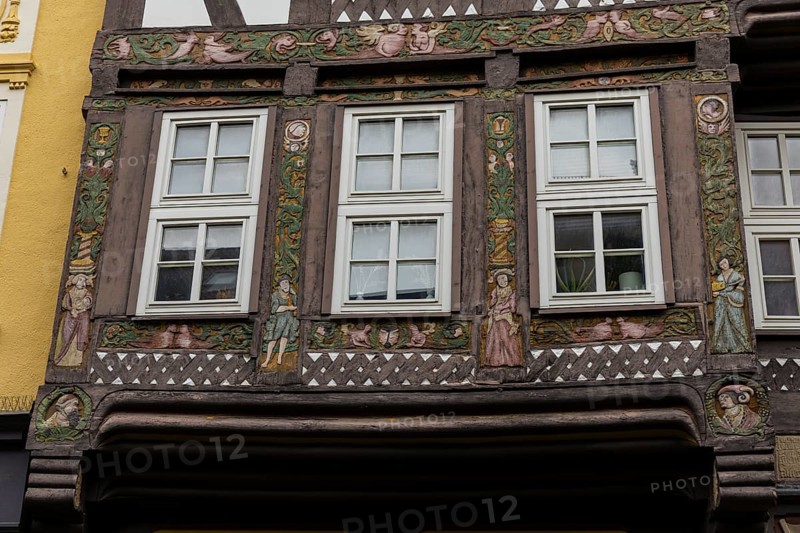 Old town half-timbered house Weender Straße from 1549, Göttingen cityscape, Göttingen, Lower Saxony, Germany, Europe