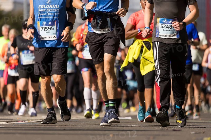 Marathon runners at the 50th BMW Berlin Marathon 2024 on 29/09/2024