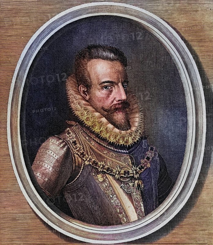 Alessandro Farnese, Duke of Parma and Piacenza, 1545-1592, Fought in the Battle of Lepanto, Historical, digitally restored reproduction from a 19th century original, Record date not stated