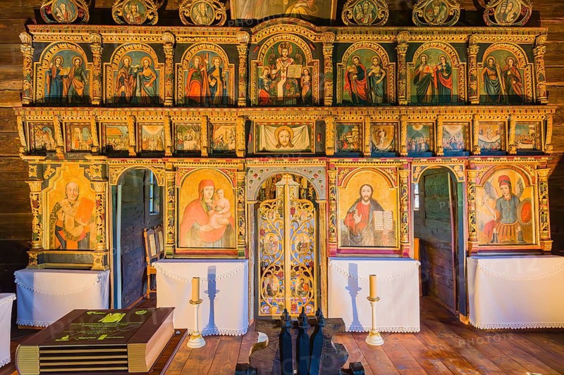 Open-air museum Stará Lubovna, Slovakia Wooden church of the Archangel Michael