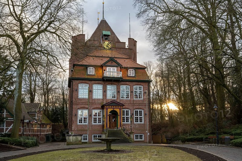 Ritzebüttel Castle, Brick Gothic, Monument, Cuxhaven, Lower Saxony, Germany, Europe