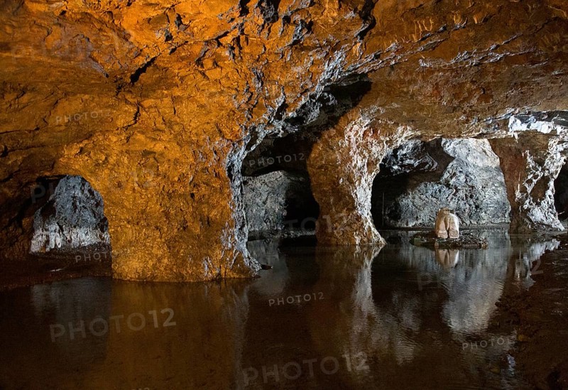 In the Felsendome Rabenstein show mine, Chemnitz, Saxony, Germany, Europe