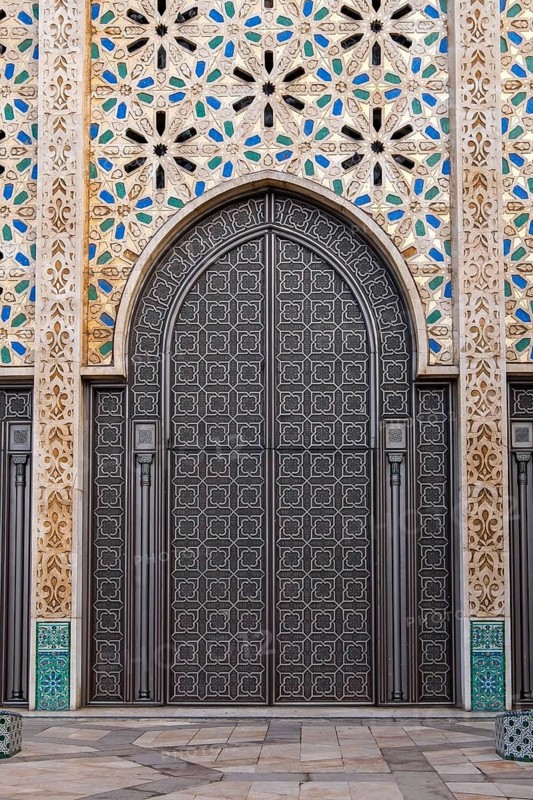 The Hassan II Mosque in Casablanca, Morocco, Africa