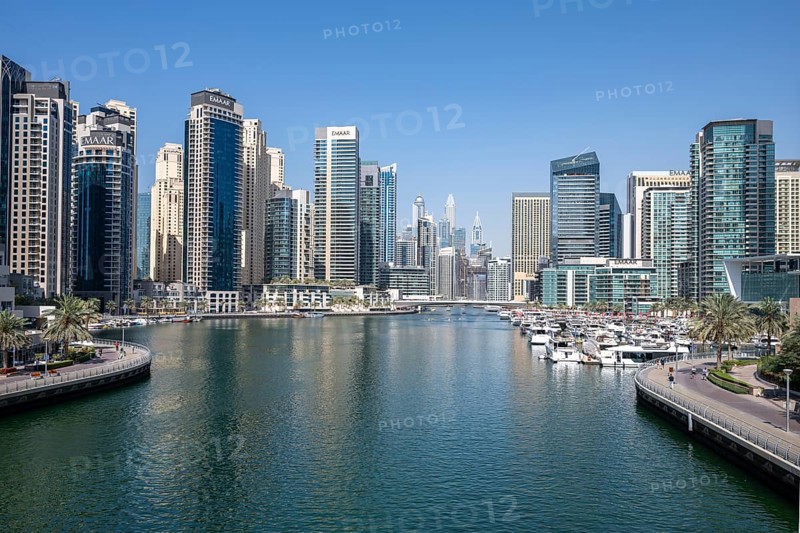 Dubai Marina, neighbourhood in the south of Dubai, United Arab Emirates, Asia
