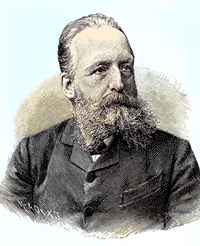 Ernst Catenhusen, born 1841, opera conductor, c. 1885, Historical, digitally restored reproduction from a 19th century original, born 1841, opera conductor, c. 1885, Historical, digitally restored reproduction from a 19th century original