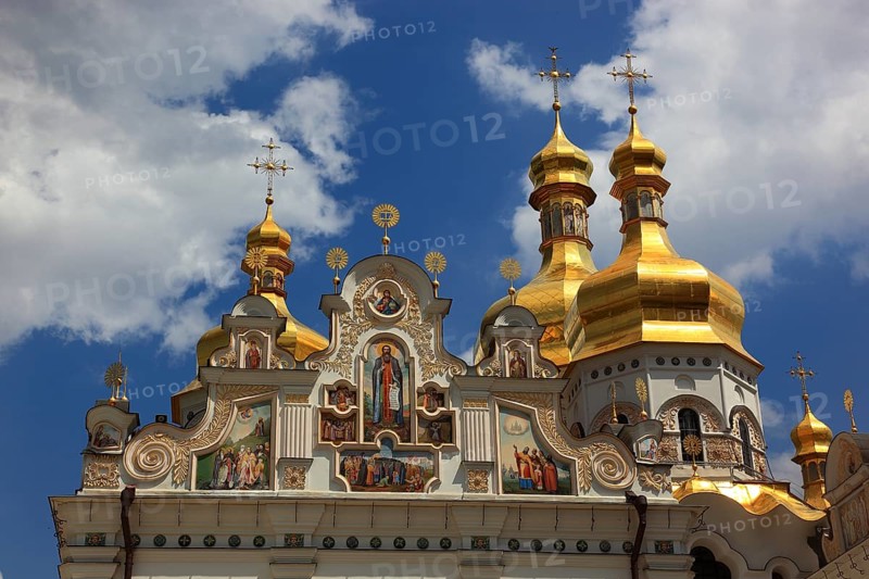 The Uspensky Cathedral, part of the monastery complex of the Kiev Cave Monastery, Holy Mary of the Assumption Monastery, Pecherskaya Lavra, Kiev, Ukraine, Europe